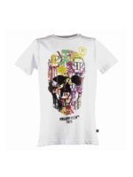 T-shirt Skull bianca