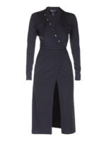 Vestito al ginocchio con ampio spacco