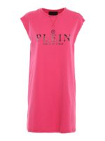 Vestito corto smanicato in jersey