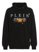 Felpa in cotone con occhi tigre