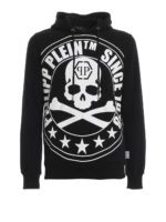 Felpa con stampa teschio