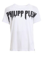 T-shirt Gold Cut Rock PP in cotone bianco