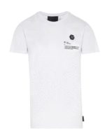 T-shirt Gothic Plein bianca