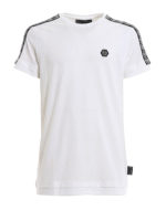 T-shirt con patch logo