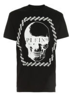 T-shirt con maxi stampa teschio