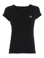 T-shirt a V in jersey