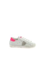Sneakers bianche con dettaglio fluo