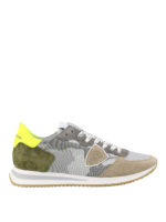 Sneakers Tropez X con talloncino fluo