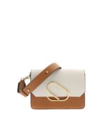 Borsa Alix Mini cammello bianca e nera
