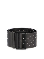 Cintura a pois in pelle