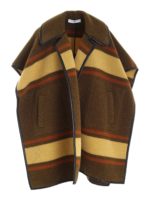 Poncho lungo multicolore