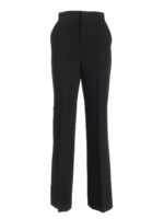 Pantalone a zampa in cady nero