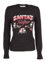 Maglioncino di Natale con stampa a contrasto