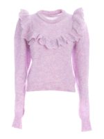 Maglione tricot rosa melange