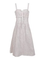 Abito in popeline gessato colorato