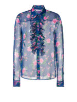 Camicia in chiffon stampa floreale