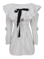 Abito in popeline a righe