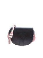 Borsa a spalla con tracolla in corda nera