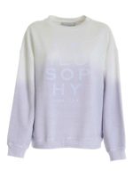 Felpa effetto degrade lilla