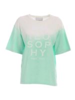 T-shirt effetto degrade verde