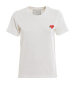 T-shirt con cuore stampato