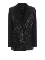 Blazer doppiopetto Jane in denim di cotone