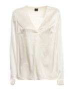 Blusa Vendere in raso di seta stretch