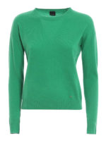 Pull Freesbee in puro cashmere verde