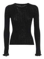 Pull Windsurf nero in lana