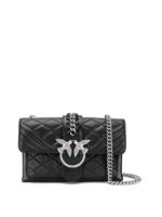 Borsa nera Love Soft Mix mini in pelle