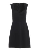 Abito senza maniche in tecno gabardine