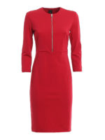 Vestito Pannacotta con zip sul fronte