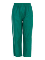 Pantaloni crop in pelle