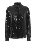 Camicia Alta Marea con paillettes all over