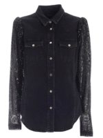 Camicia Cruz nera con pailllettes