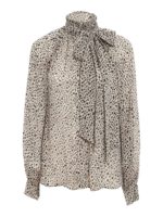 Camicia Geocentrico in viscosa animalier