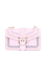 Borsa a spalla Love con borchie