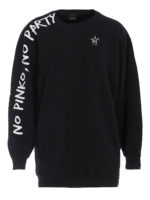 Felpa No Pinko No Party a girocollo