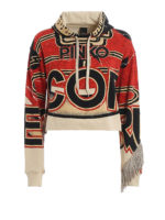 Felpa Riso con maniche con frange