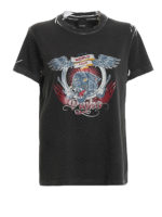 T-shirt Canestrelli con fantasia stampata