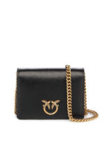 Portacarte a tracolla Jolie in pelle liscia