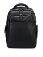 Zaino multi tasche in pelle a grana