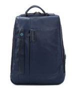 Zaino Pulse in nappa blu