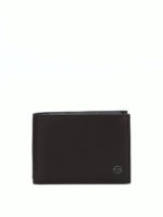 Portafoglio marrone con antifrode