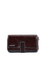 Portafoglio multi tasche mogano