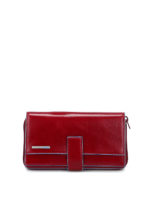 Portafoglio multi tasche rosso