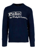 Maglione con logo ricamato