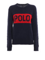 Pull jacquard in lana e cashmere