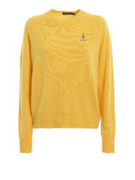 Maglione in lana con logo ricamato