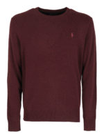 Pullover girocollo in lana merinos